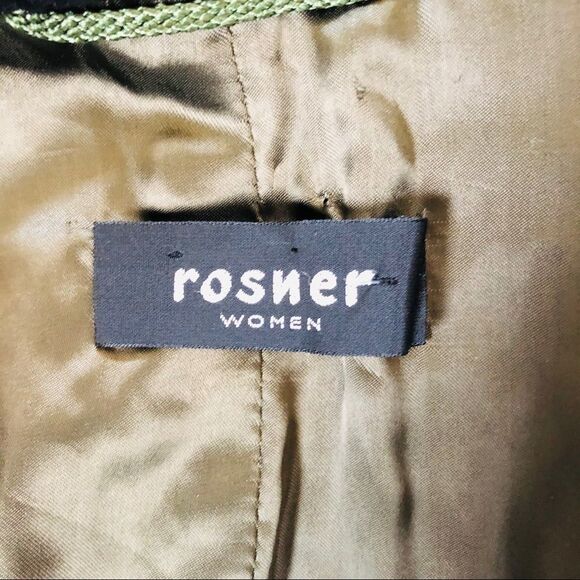 Rosner Women Olive Green Camo Short Fur Jacket - Picture 4 of 8